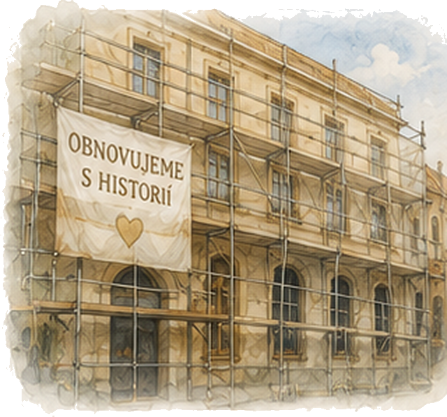 Rekonstrukce historické fasády domu Marienhof